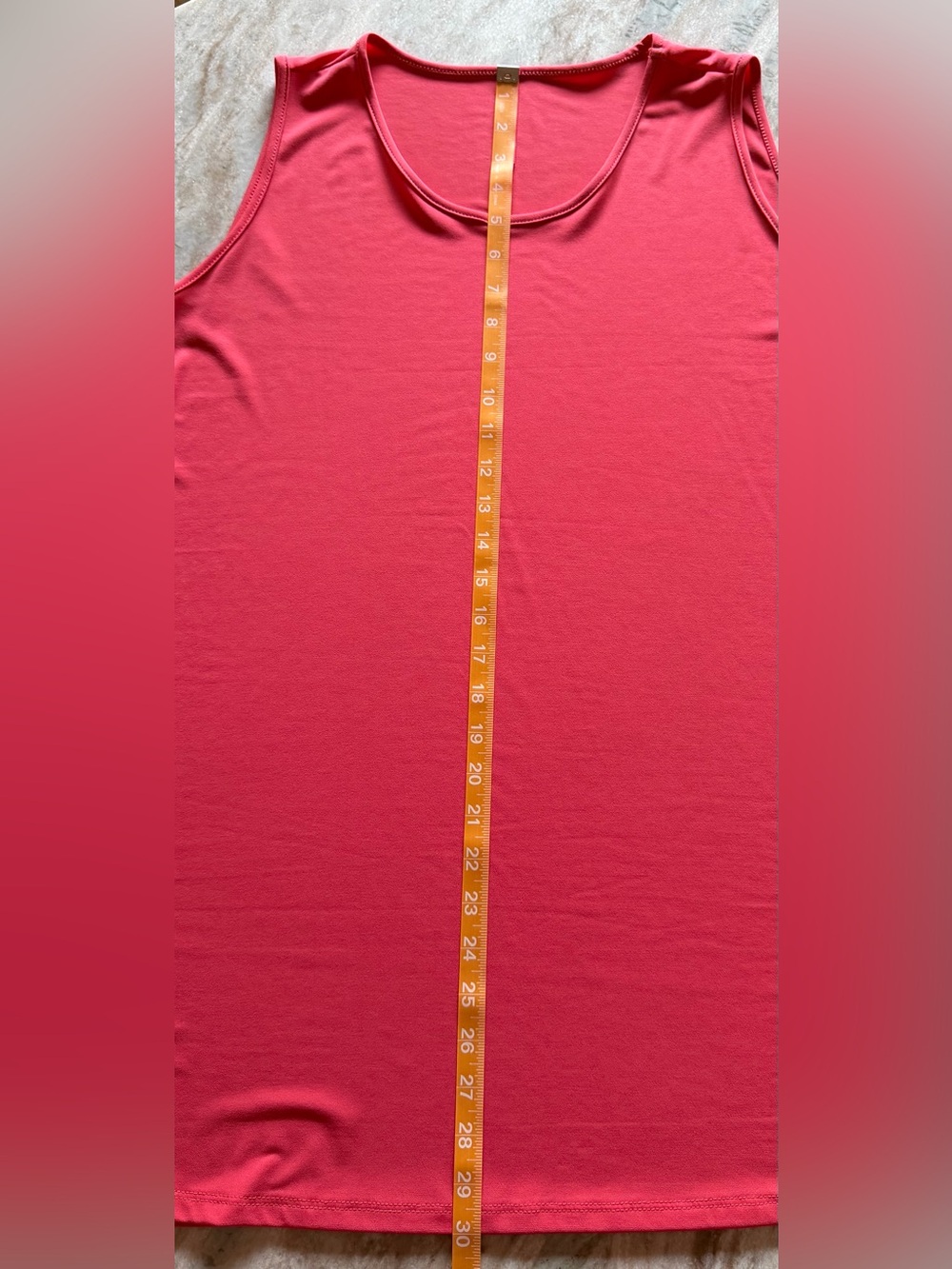 IC COLLECTION Red Sleeveless Tunic - L - Picture 5 of 9